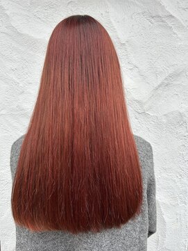 グルグル 妙典店(GULGUL) サラサラロング×レッドカラー