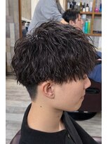 デルフィーノ ヘアーパフォーム(delfino hair perform)&nbsp;メンズツイスパシャドーニュアンスパーマ