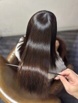 カミケン 方木田店(kamiken.) 縮毛矯正でうるツヤストレート【カミケン方木田/福島】