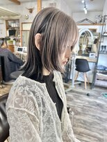 ラウラアンドロー(LAURA&RO)&nbsp;ミルクティーベージュダブルカラーインナーカラーケアブリーチ