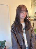 メール(mer)&nbsp;縮毛矯正をかけてても叶えられる透明感カラー