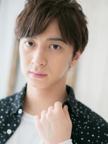 グルーミングサロン バーバー キャッスル 北浦和西口(Grooming salon Barber Castle)&nbsp;前髪パーマカジュアルダークアッシュ七三メンズショートa北浦和