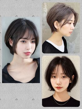 シエル 仙台店(CIEL)の写真/一人ひとりに合ったショートカットスタイルをご提案します★ショートボブ・ウルフもお任せ◎