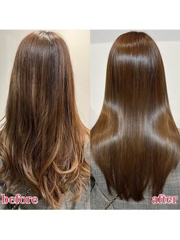 ラポールヘア イオン大野城店の写真/新生活は、まとまる髪で毎日ラクに大野城・春日で縮毛矯正おすすめサロン◎リーズナブルで自然な仕上がり