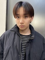 ゼストプール(ZEST POOL)&nbsp;センターパート　狭めセンターパート　マッシュ