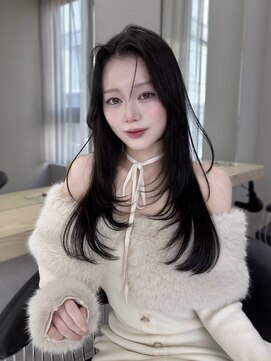 ボタン テンジン(VOTAN tenjin) 暗髪カラーとレイヤーカットで上品な韓国style☆