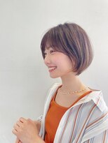 ハピネス 王寺店(Happiness)&nbsp;丸みショート ショートボブ 顔まわりカット 前髪あり 奈良王寺