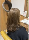 ミディアムレイヤー / 高濃度水素カラー / 20代 / 30代 / 40代