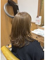 チャンプ 花園店(Champ) ミディアムレイヤー / 高濃度水素カラー / 20代 / 30代 / 40代
