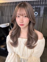 アテナ(ATENA)&nbsp;グレージュカラー/透明感カラー/髪質改善/韓国ヘア/顔周り