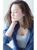 【RIMA】HARUKI 外国人風☆Ashベージュ×パーマstyle