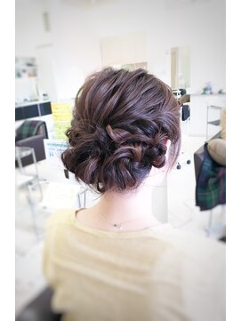 クール ヘアー ギャラリー 神明町店(COOL Hair gallery) お呼ばれルーズアップアレンジ☆