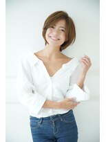 ナオシ トレス 富雄店(nao*c tres)&nbsp;【nao*c富雄店】大人女性の小顔ひし形シルエットボブ