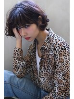 ブラン 梅田(Blanc) 【Blanc/梅田】マニッシュショート_ネイビーカラー_ボブze