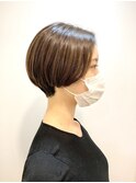 前髪長めのショートスタイル【RENJISHI 宮本華早】