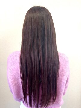 イブヘアー(eve. Hair) 髪質改善トリートメント×ピンク系カラー