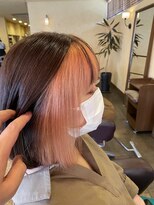 アイム アネックス サラ 八幡店(I'm annex sala) ピンクオレンジ