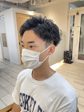 テトラ バイ ネオリーブ 横浜西口店(tetra by neolive) 横浜★スッキリミディアムショートのスパイラル