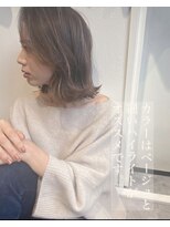 ミント 鳳(Mint.)&nbsp;20代30代40代外ハネショートハイライト毛先パーマ立体感小顔