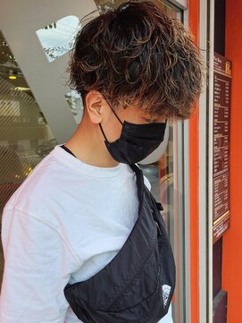 リップソウル(RIP SOUL) 《RIP SOUL》波巻きパーマ 前下がりマッシュショート