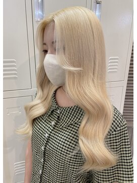 ディア(.eer) 【ブリーチ抜きっぱなし】ブロンドヘア