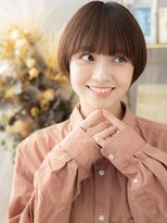 カバーヘア ブリス 北浦和(COVER HAIR bliss)&nbsp;透け感前下がりナチュラルマッシュショートa北浦和20代30代40代