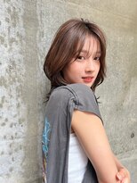 スティーロ 渋谷(Steelo)&nbsp;顔周りくびれカット ブラウンカラー