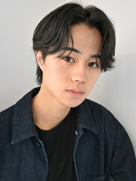 ディッセンバー 神宮前(December) ニュアンスパーマアッシュブラックウルフ波巻きスパイラル渋谷