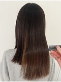 地毛風ストレート/髪質改善　【HIYORI】