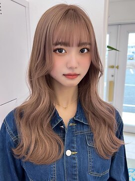 ミミヘアーガーデン(mimi hair garden) ミルクティーベージュ/ブリーチカラー/初ブリーチ 10代20代30代