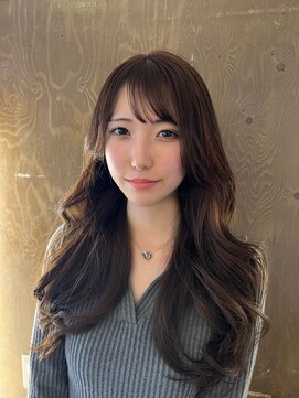 イヴァン アンド リズ 奈良店(IVAn ＆ LIZ) 【韓国風】顔周りカット×ベージュカラー