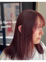 キジ(KIJI)&nbsp;★ガーネットレッド×外国人風カラー★