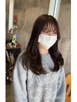 ハク(haku)&nbsp;前髪/こなれミディ/イメチェン/レイヤーカット/宇都宮ボブ