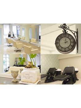 ゆったりとした時間を過ごしてほしい…そんな想いが込められた。あなたのためのサロンtimeを―…。