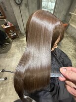 サロンドミルク 原宿(salon de MiLK) 髪質改善トリートメントイルミナカラーブラウンベージュ　原宿