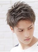 仙台スパイキーショートアップバングツーブロック30代40代◆
