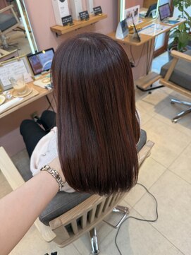 ソトエアンドマーブ 久喜店(SOTOE&marbb) 暗めほんのりピンクブラウン