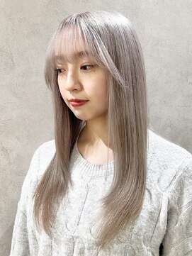 メゾンドイギー(MAISON de IGGY) 顔まわりレイヤー×韓国ミルクティー