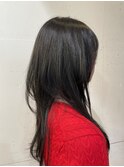 20代30代韓国レイヤー◎小顔くびれミディ×透明感グレージュ
