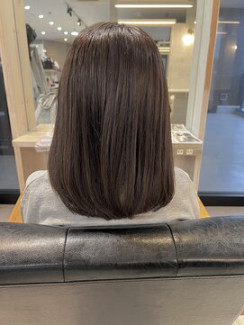 シャルムヘアー(charme hair) ワンカラーで限界ベージュ