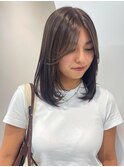 黒髪/オリーブグレー/ココアベージュ/小顔/クラゲヘアー【千葉