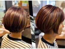 プシケ(PSYCHE)の雰囲気（人気の白髪ぼかしハイライト◇日常で目立ちすぎない大人スタイル）