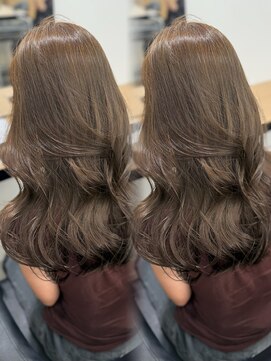 シーシンジュク 新宿南口(Sea shinjuku) オリーブベージュ・ブリーチなしダブルカラー