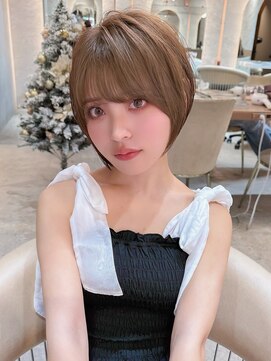 ロンド エスポワール 錦糸町(Lond espoir) □ マロンベージュ/ショート/前髪/レイヤー/髪質改善/縮毛矯正