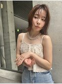 レイヤーボブシャギーボブ大人女性心斎橋南船場20代30代髪質改善