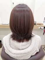 リトルストーン(little stone)&nbsp;ミディアム/外ハネ/レイヤー/ピンクベージュ/ピンクブラウン