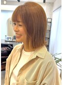 顔まわりレイヤーな結べるボブ◎