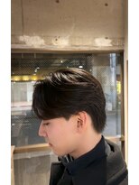 メンズココ メンズパーマ 韓国ヘア 日本橋店(MENS COCO)&nbsp;お客様スタイルナチュラルセンターパート