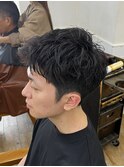 ルーズショート/アクティブショート/アップバング七三分け／横浜