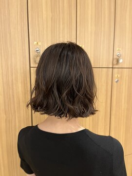 クラッチ 梅田茶屋町店(CLUTCH) 巻かずに可愛い♪コテ巻き風ボブパーマstyle